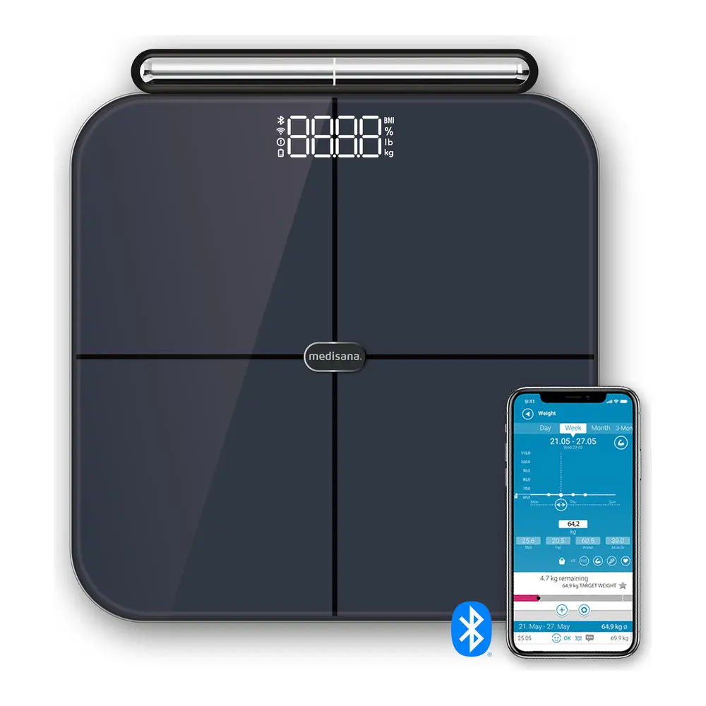 medisana BS 850 connect mit ausziehbarem Griff und VitaDock App