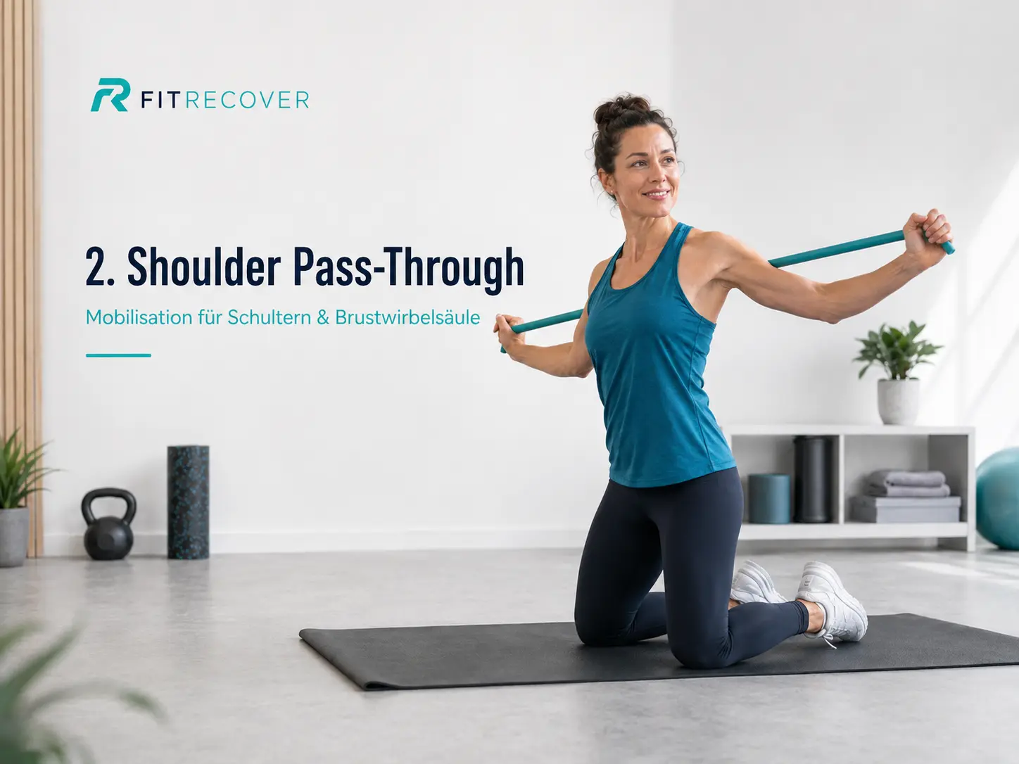 Shoulder Pass-Through mit einem breiten elastischen Band