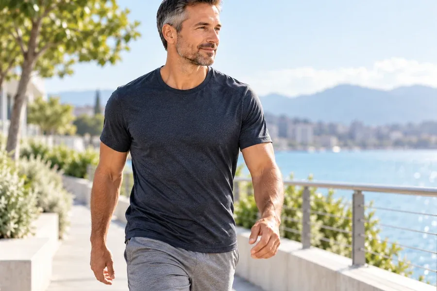 Regular daytime walking