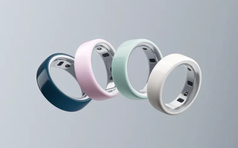 Oura Ring 4 Ceramic in Cloud – offizielles Produktbild